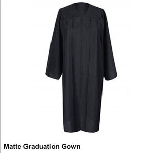 2019 Matte Adult Graduation Gown Cap Tassel Set
